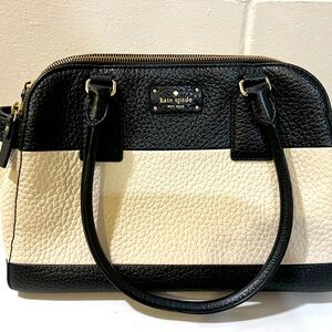 Kate Spade Black and cream bag